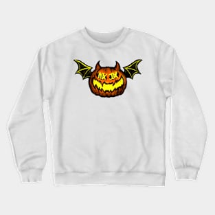 Pumpkin Bat Crewneck Sweatshirt